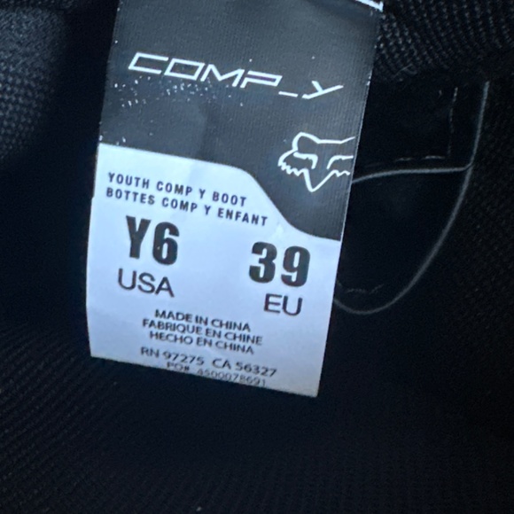Fox Racing Youth Comp Riding Boots - Picture 5 of 6